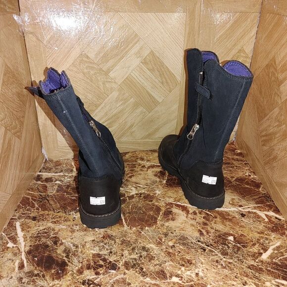 Timberland toddler leather boots black size 12.    170 - Picture 3 of 12